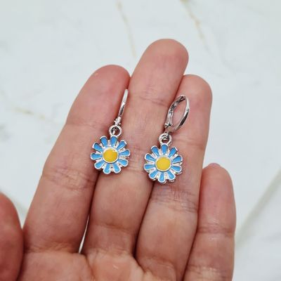 ARGOLLA BRISURA MARGARITA - CELESTE - Imagen 1