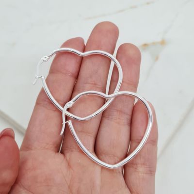 ARGOLLA ACERO BLANCO CORAZON - Imagen 1