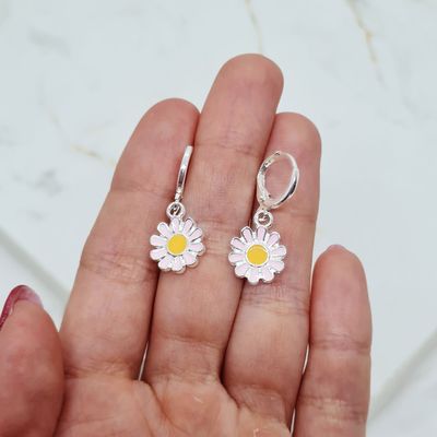 ARGOLLA ACERO BLANCO BRISURA MARGARITA - ROSA - Imagen 1