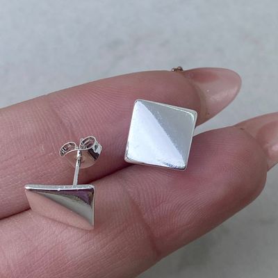 AROS ACERO BLANCO CHAPON - ROMBO - Imagen 1