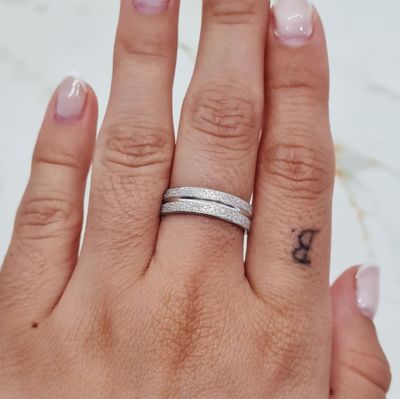 ANILLO ALIANZA 1 LINEA BRILLOSA - Imagen 1