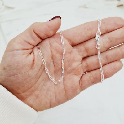 CADENA ACERO BLANCO FORCET 0.6 mm - Imagen 1