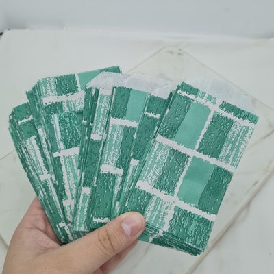 BOLSAS DE PAPEL X100 UNIDADES - RECTANGULOS VERDES - Imagen 1