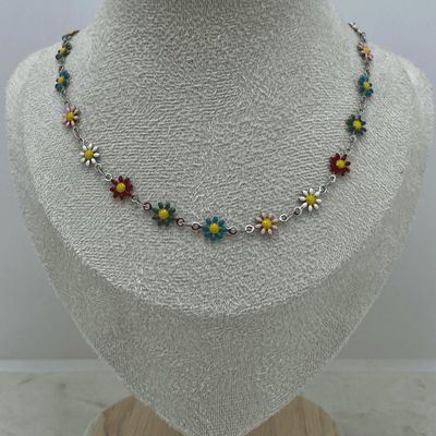 COLLAR FULL MARGARITAS DE COLORES - Imagen 1