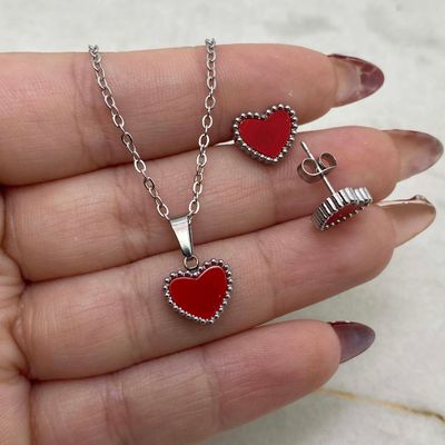CONJUNTO MACIZO - CORAZON ROJO - Imagen 1