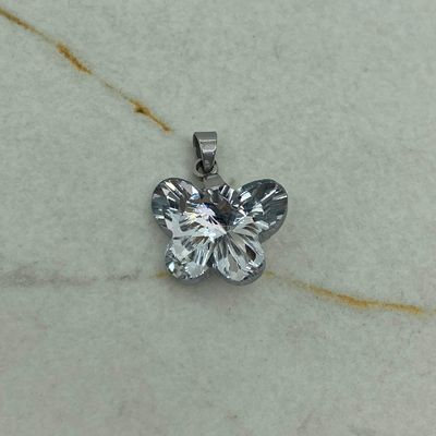 DIJE DE CRISTAL MEDIANO - MARIPOSA TRANSPARENTE - Imagen 1