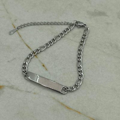 PULSERA CUBANA COMBINADA PARA GRABAR - Imagen 1