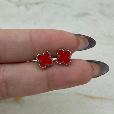 AROS VAN CLEEF CHICO - ROJO - Imagen 1