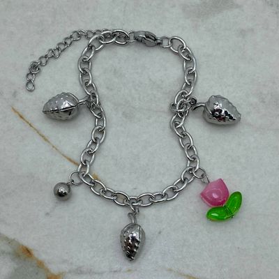 PULSERA TIFFANY CON TULIPAN Y FRUTILLAS INFLADAS - Imagen 1