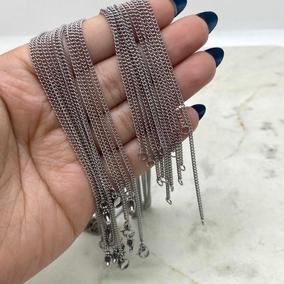 BLISTER DE CADENAS FINA ESLABON PLANO 0.5 mm x10 unidades - Imagen 1