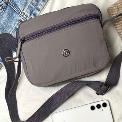 CARTERA YAIZA GRIS MORADO - Imagen 1