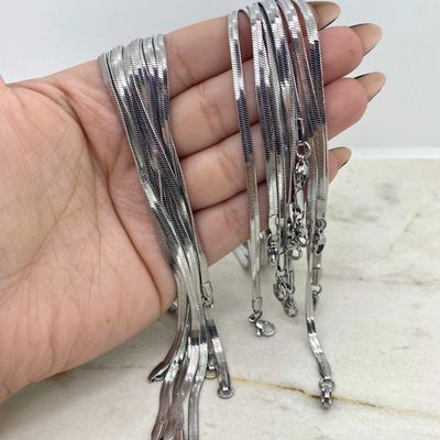 BLISTER DE CADENAS SERPIENTE MEDIANA 3 mm X10 UNIDADES - Imagen 1