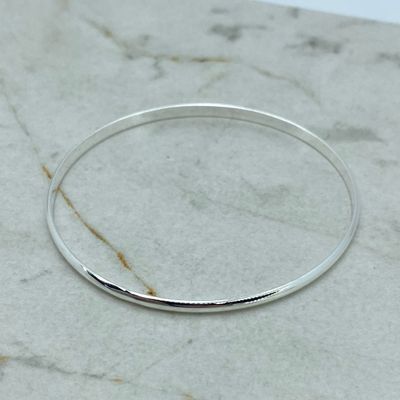 PULSERA ACERO BLANCO ESCLAVA CLASICA FINA - Imagen 1