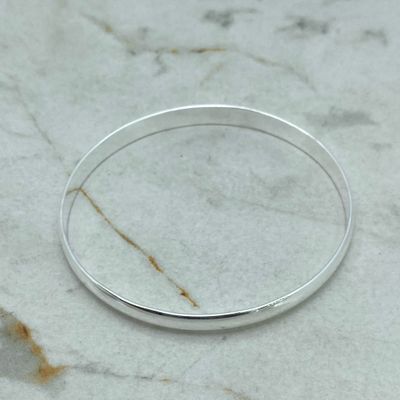 PULSERA ACERO BLANCO ESCLAVA CLASICA MEDIANA - Imagen 1