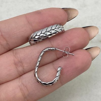 AROS PASANTE MACIZA TRENZADA - Imagen 1