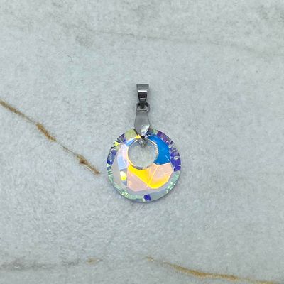 DIJE CRISTAL TORNASOL CLARO - DONA - Imagen 1