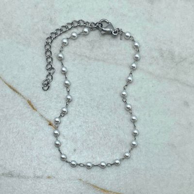 PULSERA FULL PERLITAS CHICAS INTERCALADAS - Imagen 1