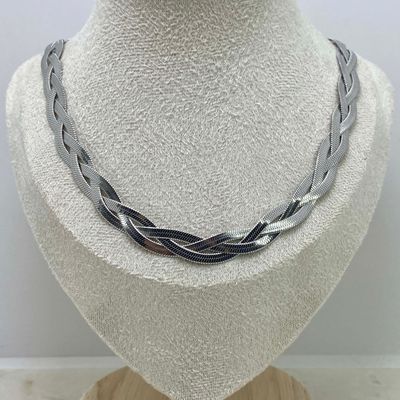 CADENA TRIPLE SERPIENTE ENTRELAZADA - Imagen 1