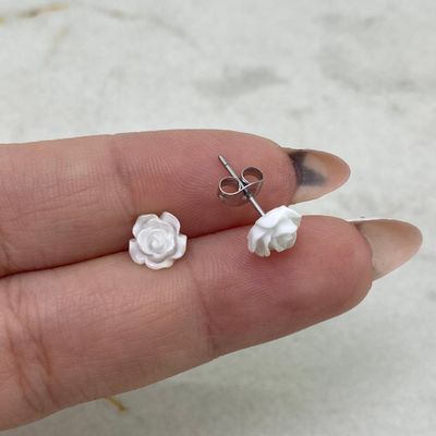AROS ROSA CHICA - BLANCA - Imagen 1